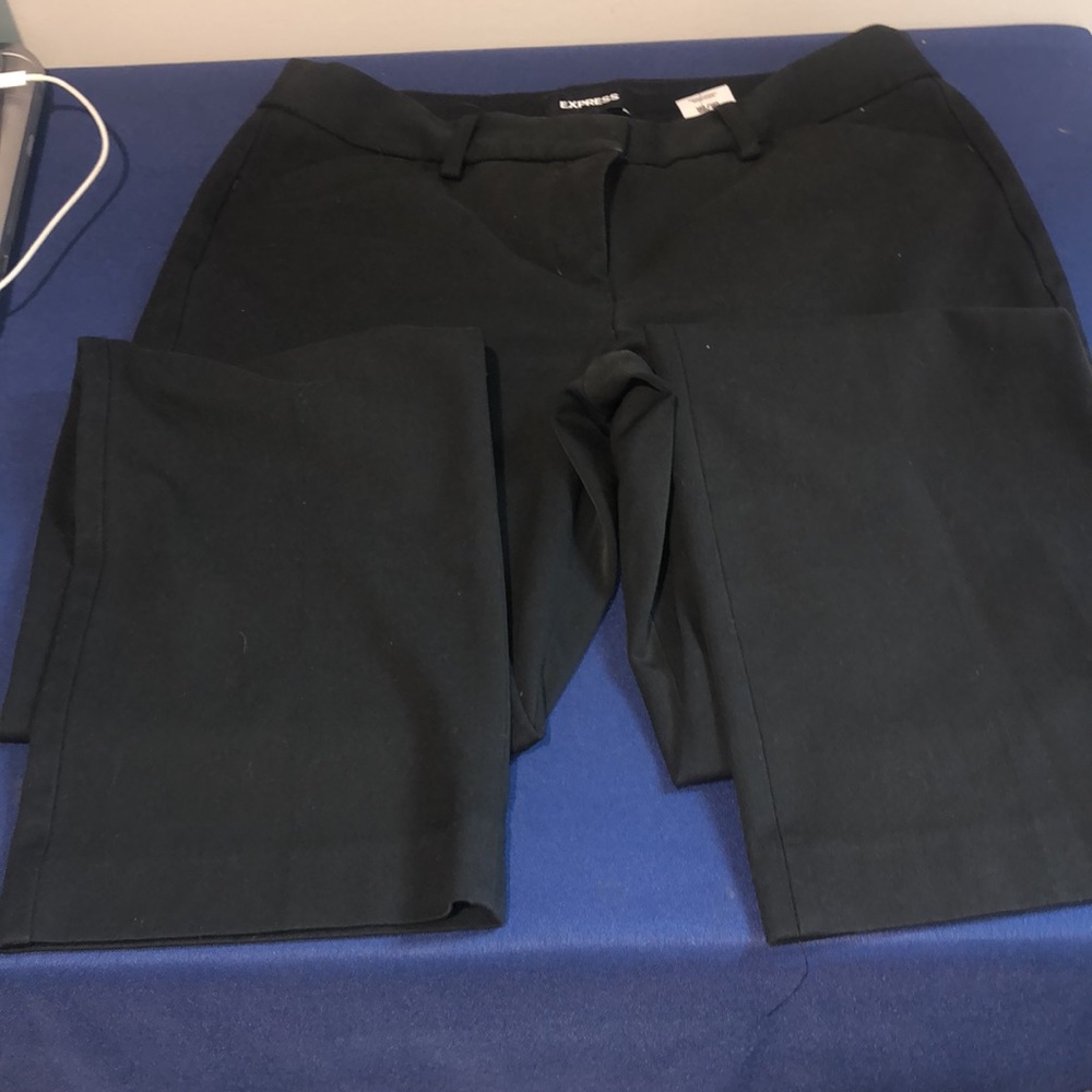 Express Black Stretch Editor Barely Boot Low Rise… - image 2